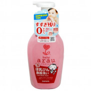 Combo nước rửa bình sữa tạo bọt Arau Baby (Chai 500ml + Túi 450ml) - nội địa Nhật